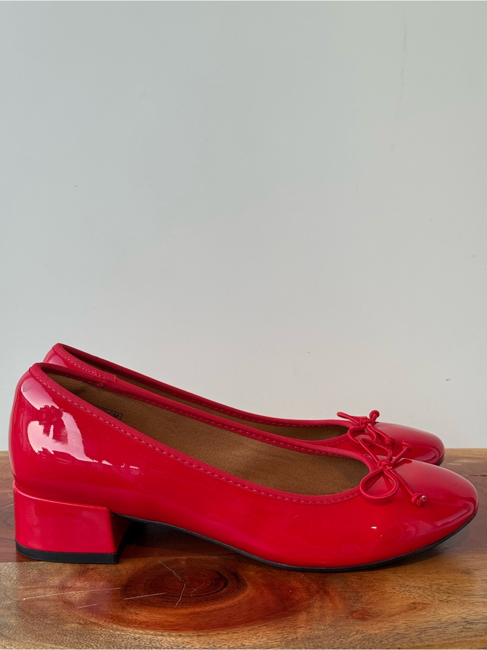 JENN ARDOR Bow Block Heel Pumps